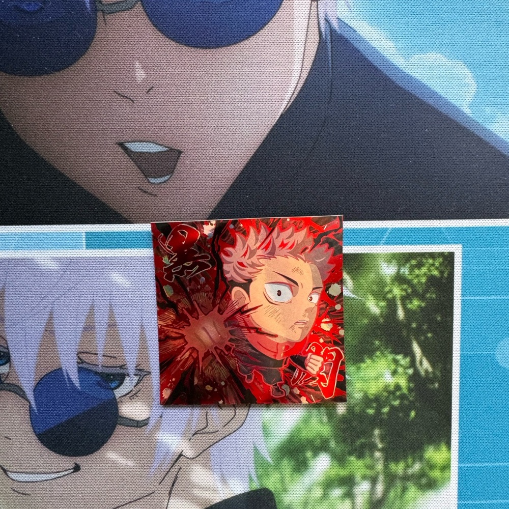 Itadori Yuuji jujutsu kaisen Bandai anime wafer sticker